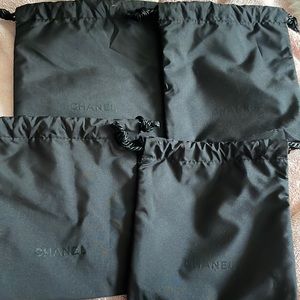 Chanel makeup dust bags x4